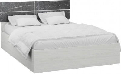 Теана Кровать 160+ортопед, ясень анкор светлый/мрамор дарк