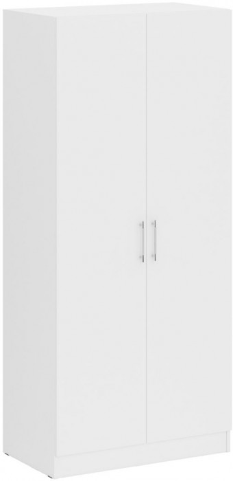 Спальня Стандарт 2-1600Я, цвет белый, ШхГхВ 163,5х203,5х70 + 171,2х81,2х200 см., сп.м. 1600х2000 мм., без матраса, основание есть