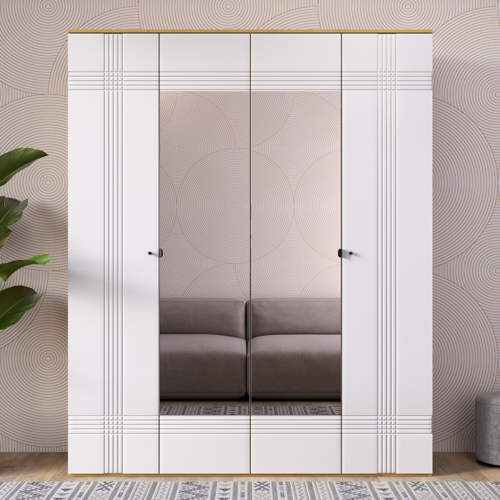 Шкаф распашной четырехдверный Вега Саксония