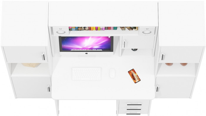 С-МД-СК9 Компоновка № 02, белый шагрень