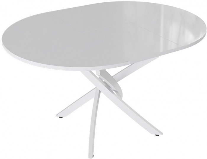 Diamond Стол обеденный тип 3 (Черный муар/Бунратти глянец)