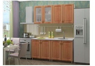 Кухня Венеция №1, 1.6 м, МДФ матовый