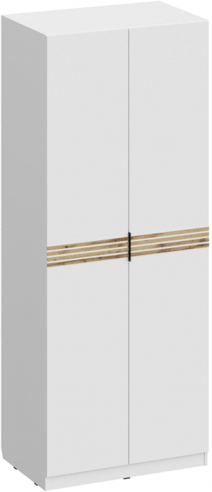 Модульная спальня Нао, набор №3, Белый/Профиль МДФ Дуб вотан