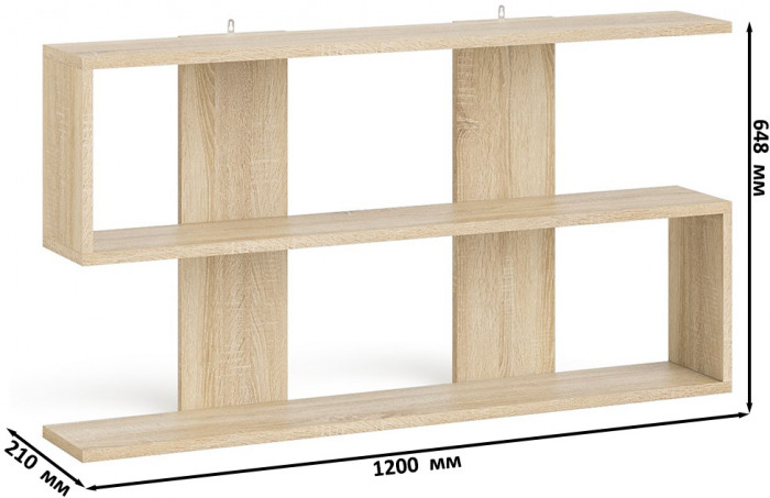 Мори компьютерный стол МС-2 + Шкаф МШ900.1 + Антресоль МА900.1 + Полка 1200, дуб сонома/белый