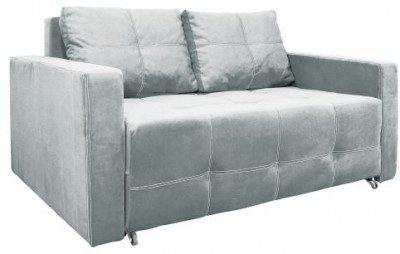 Диван-аккордеон Марс, сп.м. 120х200, велюр серый