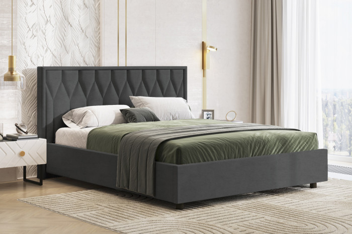 Кровать-10М с подъёмным основанием 1800 графит