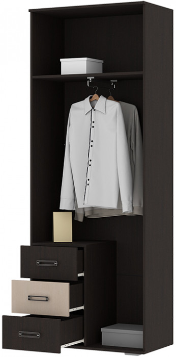 Гостиная ЯНА ШК 751 шкаф 2-х ств. венге/дуб белфорт