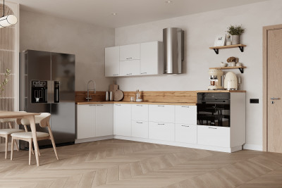 КГ Угловой 1500х3150 (без пм) Эмаль, Белый  Арника РМ в.2