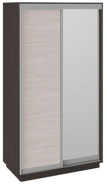 Румер СШК 1.140.70-11.13 Шкаф-купе 2-х дверный (1400x600x2200) (Дуб Сонома, Белый снег/Зеркало)