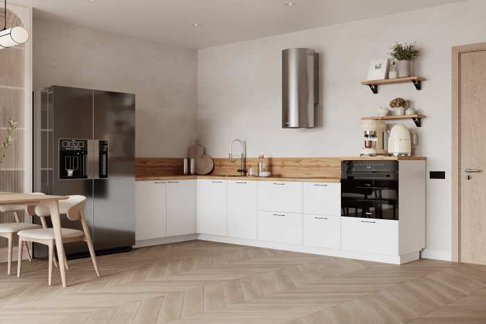 КГ Угловой 1500х3150 (с пм) Эмаль, Белый  Арника РМ в.6